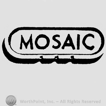Stylish label Mosaic