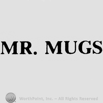 Bold writing Mr. Mugs