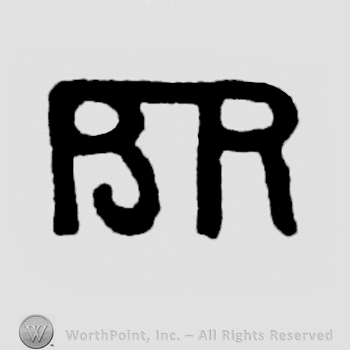 Initials B R linked on top