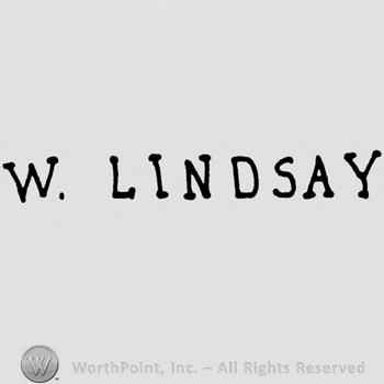 W. Lindsay: capital written