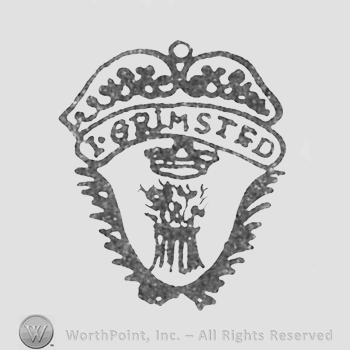 pack of wheat, hat above, label GRIMSTED