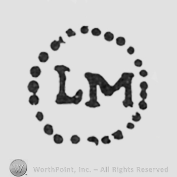 initilals LM inside a dotted circle