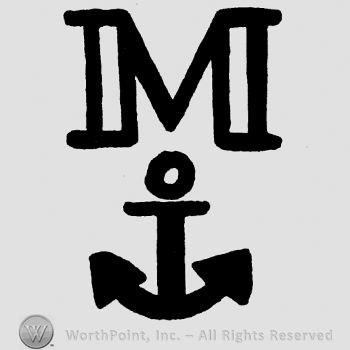 Capital M and an anchor