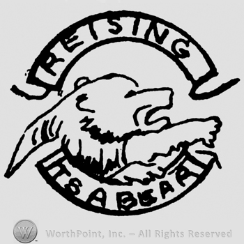 Bear, Resing tba Bear written in uppercase letters