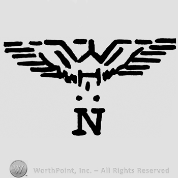 Stylized eagle, capital N
