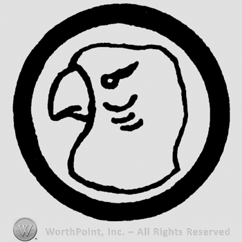 Eagle's head inside circle