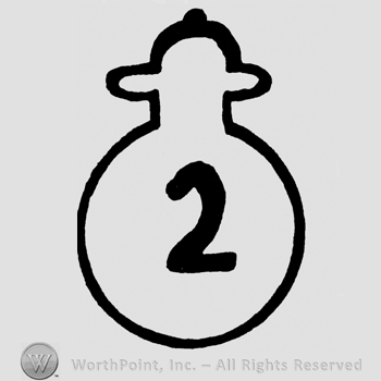 Number 2 in a bomb-shaped figure