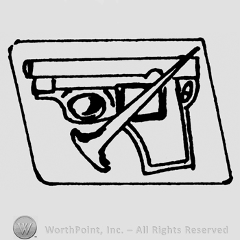Pistol in a square