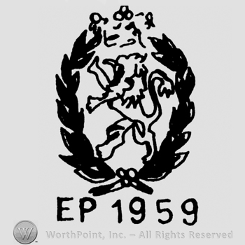 Griffon, EP 1959 written with uppercase letters