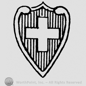 Shield with cross