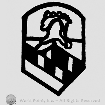 Shield with complex design inside