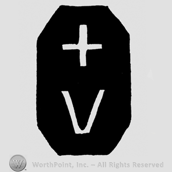 Shield, plus sign, uppercase V