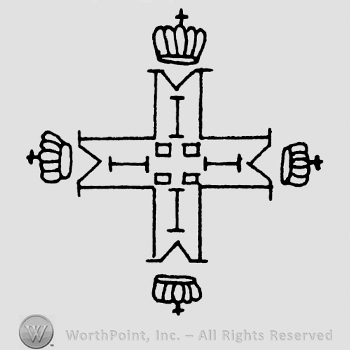 Cross with a four crowns