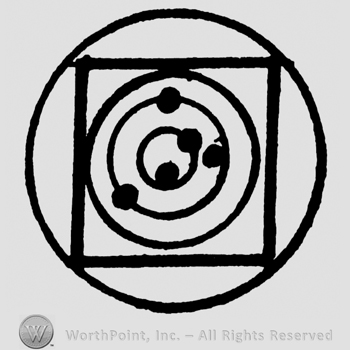 Dots on concentric circles in a square and all in a circle