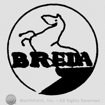 Pranced horse inside a circle, Breda written with uppercase letters