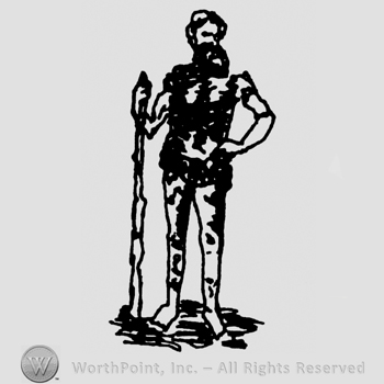 Human with bat standing