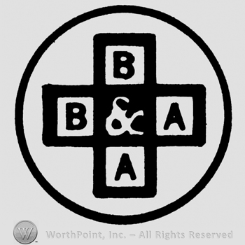 Cross in a circle with uppercase B B A A