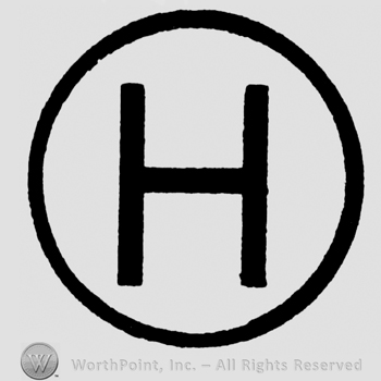 Uppercase H inside a circle