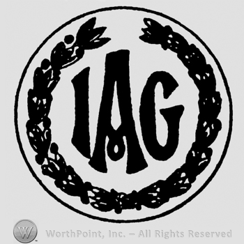 IAG in uppercase inside a circle with branches