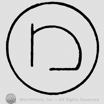 Design similar with uppercase D inside a circle