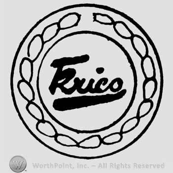 Krico written with lowercase letters inside an ornamented circle