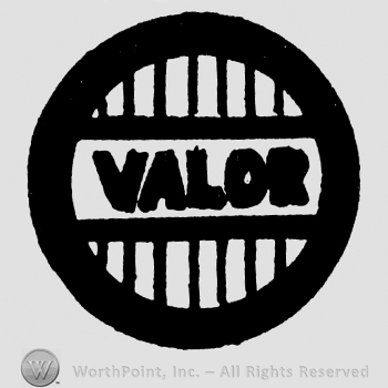 Valor written with uppercase letters inside circle