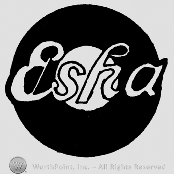 Handwritten lowercase Esha inside a circle