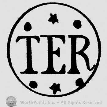 Uppercase TER, stars and dots, all inside a circle