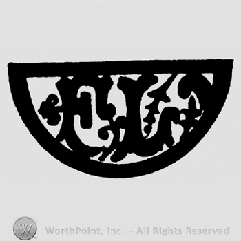 Handwritten uppercase FL inside a semi-circle