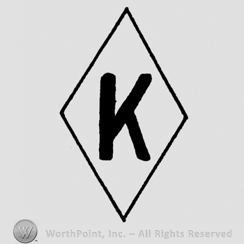 Uppercase K inside a diamond