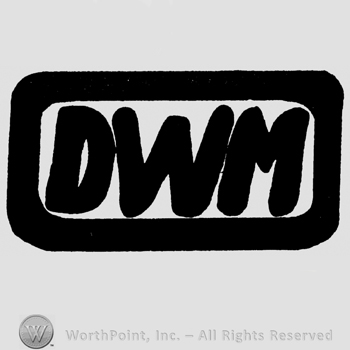 Uppercase DWM inside a rectangle