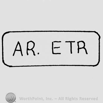 Ar. Etr written with uppercase letters inside a rectangle
