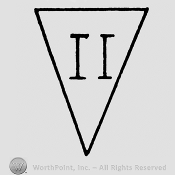 Uppercase II inside a triangle