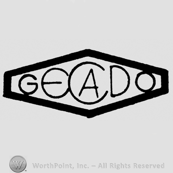 Gecado written with uppercase letters inside a diamond