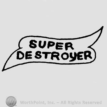 Super Destroyer written with uppercase letters