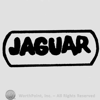 Jaguar written with uppercase letters