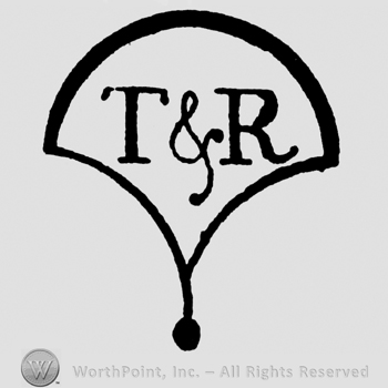 Uppercase T&R inside a semi-round shape