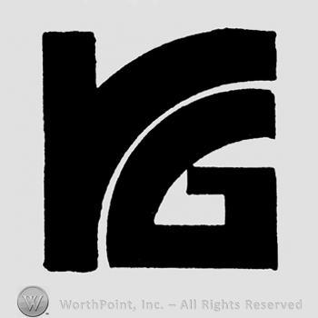 Lowercase R over an uppercase G