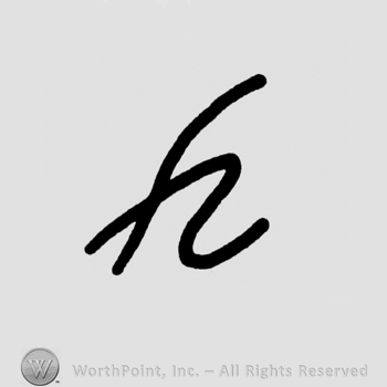 Handwritten lowercase H