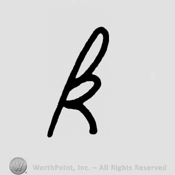 Handwritten lowercase K
