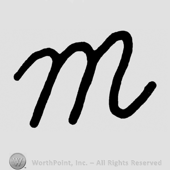 Handwritten lowercase M