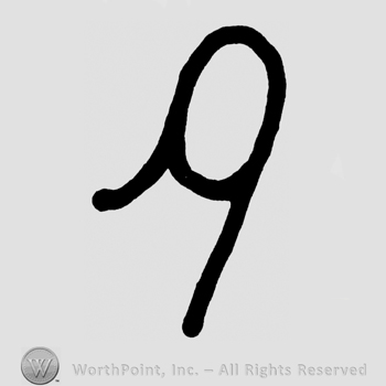 Handwritten lowercase Q