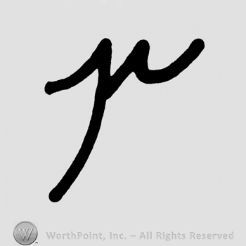 Handwritten lowercase R
