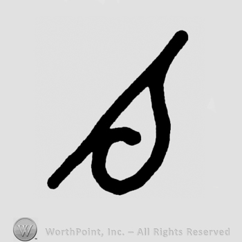 Handwritten lowercase S