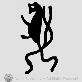 Pranced stylized animal
