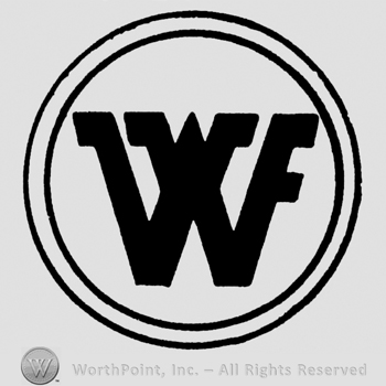 Uppercase WF inside a circle