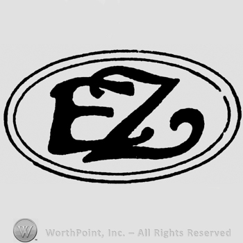 Uppercase EZ inside a double-lined oval