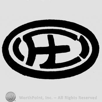 Uppercase FD inside an oval