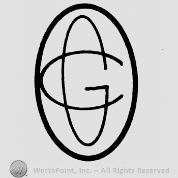 Uppercase CG inside an oval
