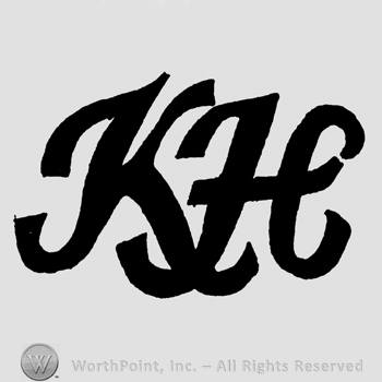 Uppercase handwritten KH